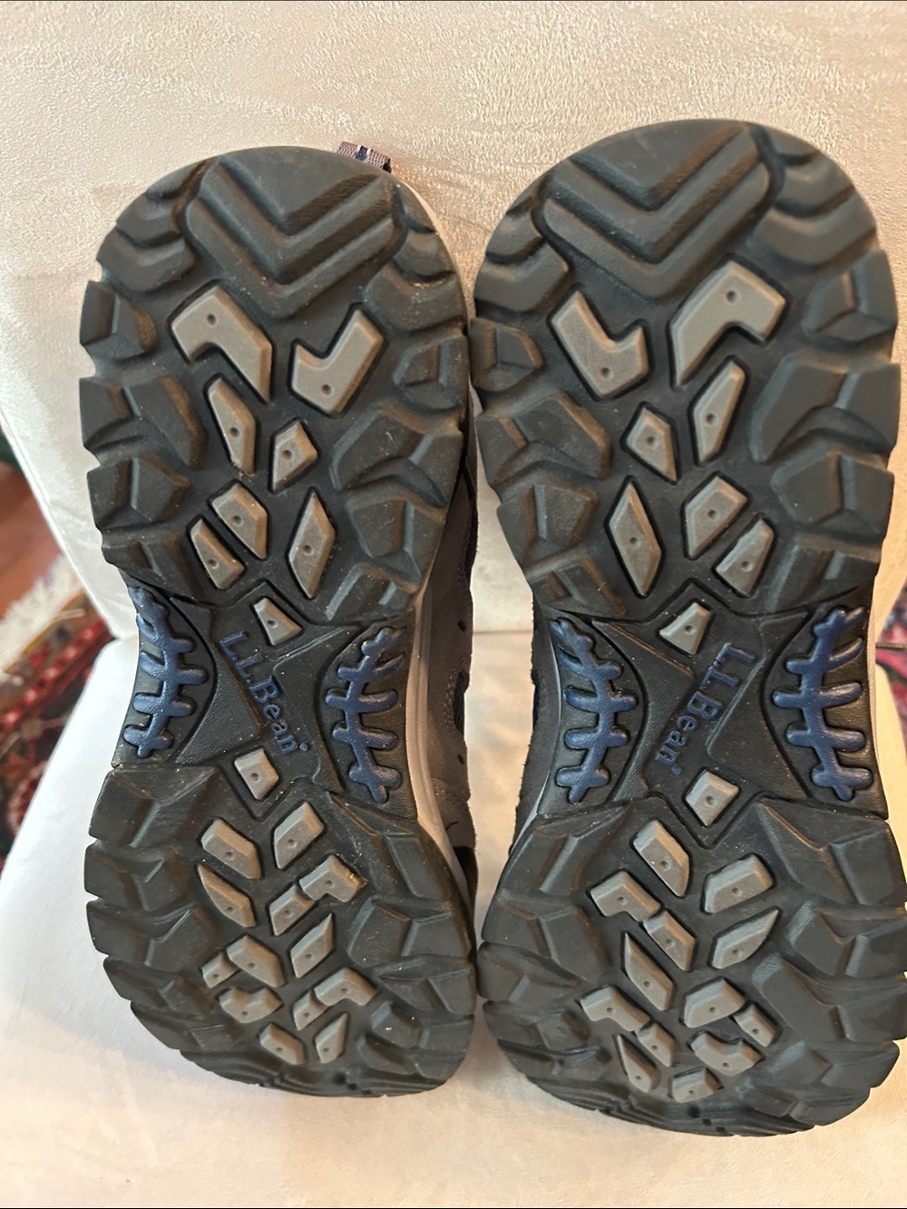 L.L. Bean Men's Grey and Blue Trail Shoes - Picture 5 of 8
